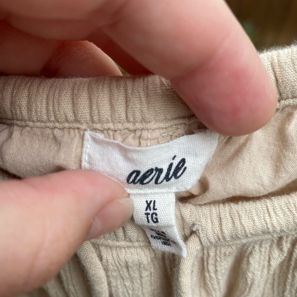 Aerie Cream Tiered Maxi Skirt - Picture 4 of 4